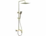 Valvex Sprchová sada 2420170 ARS SPRCHOVÝ SLOUP KARTÁČOVANÝ ZLATÝ VALVEX // BV.2420170