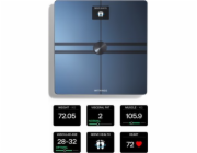 Withings Body Comp - váha s analýzou tělesné hmotnosti a měřením tepové frekvence. Zdravotnický prostředek (černý)