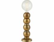 Markslojd Stolní lampa Marksjold Gong 108780, 1x40W, E27, zlatá