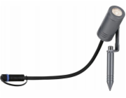 Paulmann Plug & Shine RADIX LED zahradní bodové světlo 6W 600lm 3000K IP65 24V šedá/hliníková