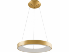 Italux Moderní závěsná lampa Giulia ve zlaté barvě (5304-...