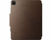 Nomad Pouzdro Modern Folio Plus na tablet iPad Air 13 (2024) a Pro 12.9 (6. generace) hnědá kůže