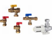 Caleffi Připojovací sada pro závěsné kotle s přístrojem Caleffi XS®, sada 1