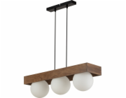 Sigma Závěsná lampa Sigma Bloom 33665 3x12W G9 dřevěná/bílá