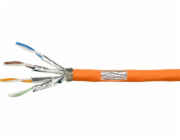 Logilink Verlegekabel S/FTP Cat7 AWG23 1000 MHz oranžová 200,0 m