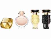 Paco Rabanne Paco Rabanne Miniaturní dárková sada Lady Million Eau de Parfum 5 ml + Olympea Eau de Parfum 6 ml + Fame Eau de Parfum 4 ml + Fame Parfum, 4 ml