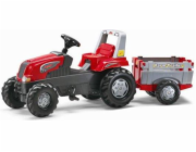Rolly Toys Junior Traktor červený s přívěsem 800261 (5800261)