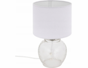 Atmosphera Stolní lampa Stolní lampa TEVE se skleněnou podstavou, 30 cm