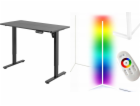 Mozos Desk Mozos ED-PRO Desk Black 120 cm x 60 cm + Rohov...