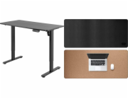 Mozos Desk Mozos Desk ED-PRO černý 120 cm x 60 cm + LDP1260 černá podložka