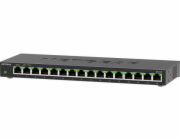 NETGEAR GS316v3 - Přepínač - nespravovaný - 16 x 10/100/1000 - Stolní počítač, montážní lišta