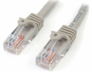 StarTech.com 5m Grey Cat5e / Cat 5 Snagless Patch Cable 5 m - Patch kabel - RJ-45 (M) do RJ-45 (M) - 5 m - UTP - CAT 5e - provedení bez hrbolku - šedá