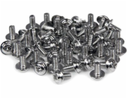 StarTech.com PC Mounting Computer Screws M3 x 1/4in Long Standoff - Screw kit - 0.2 in (pack of 50) - SCREWM3 - Sada šroubů - 6.3 mm (balení 50) - pro P/N: PCSCREWKIT