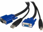 StarTech.com 2-in-1 USB KVM Cable - Keyboard / video / mo...