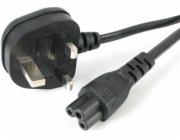 StarTech.com 6ft (2m) UK Laptop Power Cable, BS 1363 to C5 Clover Leaf, 2.5A 250V, 18AWG, Notebook/Laptop Replacement Cord, Printer Cable, UK Laptop Charger Cord, BS 1363 to IEC60320 C5 - Power Brick 