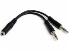 StarTech.com 3.5mm 4 Position to 2x 3 Position 3.5mm Head...