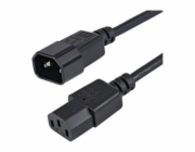 StarTech 1M C14 - C13 napájecí kabel, černý (PXT1001M)