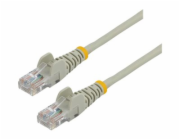 Startech 5m Grey Cat5e / Cat 5 Snagless Patch Cable 5 m - Patch kabel - RJ-45 (M) do RJ-45 (M) - UTP - CAT 5e - provedení bez hrbolků - šedá