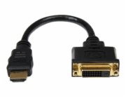 StarTech HDMI - DVI-D kabel 0,3 m černý (HDDVIMF8IN)