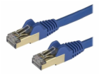 Patchcord StarTech CAT6A, STP, 1m, modrý (6ASPAT1MBL)