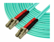 Startech 10 m OM4 LC to LC Multimode Duplex Fiber Optic Patch Cable- Aqua - 50/125 - Fiber Optic Cable - 40/100Gb - LSZH (450FBLCLC10) - Patch kabel - multirežim LC (M) do multirežim LC (M) - 10 m - 1
