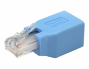 Startech Cisco Console Rollover Adapter for RJ45 Ethernet Cable - Network adapter cable - RJ-45 (M) to RJ-45 (F) - blue - ROLLOVER - Síťový kabel adaptér - RJ-45 (M) do RJ-45 (F) - modrá