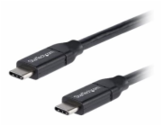 StarTech USB-C – USB-C USB kabel 1 m černý (USB2C5C1M)