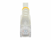 Startech 50cm CAT6 Ethernet Cable, 10 Gigabit Snagless RJ45 650MHz 100W PoE Patch Cord, CAT 6 10GbE UTP Network Cable w/Strain Relief, White, Wiring is UL Certified/TIA - Category 6 - 24AWG (N6PATC50C