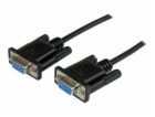 StarTech 2m Black DB9 RS232 Serial Null Modem Cable F/F -...