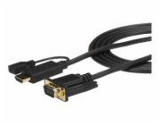 STARTECH HDMI Kabel - D -Sub (VGA) + Micro USB 2M Black (HD2VGAMM6)