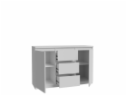 Komoda Domoletti CHLK231-U42, bílá, 42,2x121,2x79,9 cm