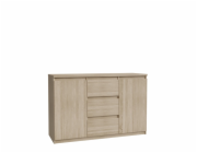 Komoda Domoletti CHLK231-D30F, hnědá, 42,2x121,2x79,9 cm