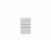 Komoda Domoletti CHLK45-U42, bílá, 42,2x77,2x128,1 cm