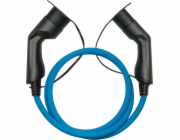 Alcasa Kabelmeister EVC03-075B Napájecí kabel Nabíjecí kabel pro elektromobily Modrý Typ 2/3 7,5 m