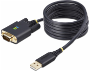 StarTech 1P6FFC-USB-SERIAL paralelní kabel černý 2m USB Type-A DB-9