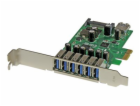 StarTech PCIe 2.0 x1 řadič – 7x USB 3.0 (PEXUSB3S7)