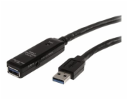 StarTech 16.4ft Active USB 3.0 Extension Cable with AC Power Adapter - Shielded - Male to Female USB USB 3.1 Gen 1 Type A (5Gbps) Extender (USB3AAEXT5M) - Prodlužovací šňůra USB - USB typ A (M) do USB