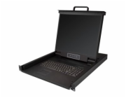 Start StartEch 1U Single Port KVM Console for/Server Rack - VGA KVM - 19in in