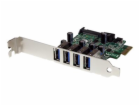 StarTech NIC Controller Adapter Interní 4 porty PCIe na 4...