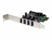 StarTech NIC Controller Adapter Interní 4 porty PCIe na 4x USB 3.0