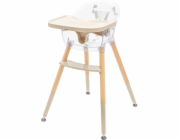 Jídelní židlička Baby Mix Ingrid wooden beige