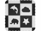 Pěnové puzzle podložka ohrádka Milly Mally Jolly 2x2 Grey