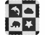 Pěnové puzzle podložka ohrádka Milly Mally Jolly 2x2 Grey