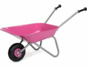 Dětské zahradní kolečko kovové Milly Mally Rolly Toys růžové