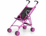 Dětský golfový kočárek pro panenky Milly Mally Julia Prestige Black