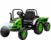 Elektrický traktor s vlečkou Milly Mally Farmer zelený