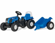 Šlapací traktor s vlečkou Rolly Kid Landini modrý
