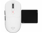 Myš Genesis ZIRCON 660 BÍLÁ (NMG-2192) + podložka pod myš...