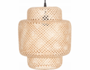 Bambusové tkané stropní svítidlo, O 30 cm