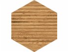 Keramický obklad Flare Wood Hex, 11 x 12,5 cm